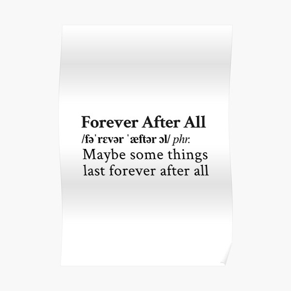 Forever After All by Luke Combs Poster RB0208 product Offical luke combs Merch