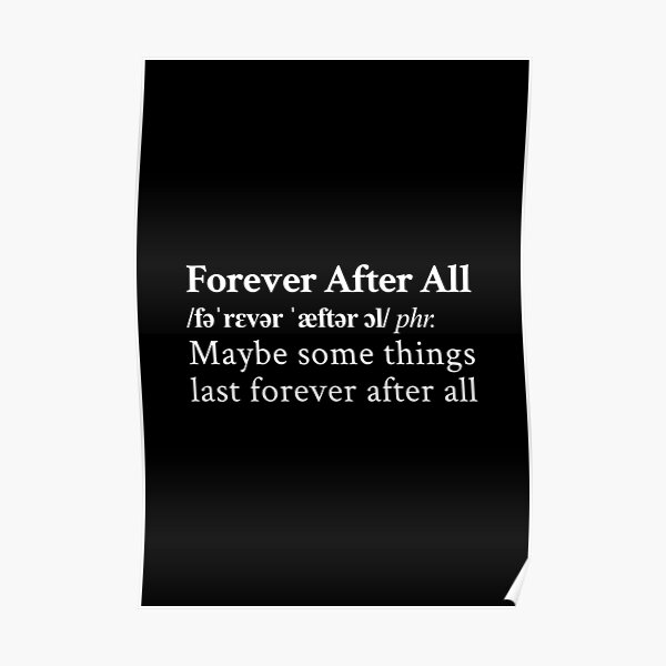Forever After All by Luke Combs Poster RB0208 product Offical luke combs Merch