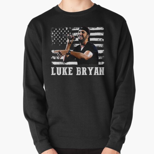 Retro American Flag Luke Bryan Music Legend Pullover Sweatshirt RB0208 product Offical luke combs Merch