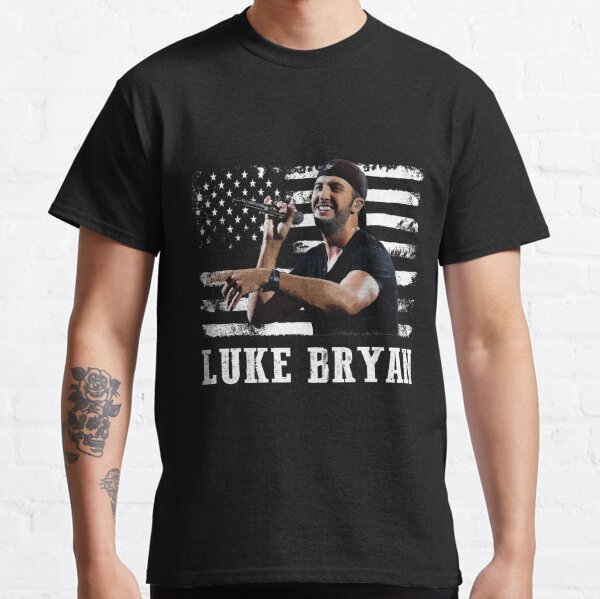 Retro American Flag Luke Bryan Music Legend Classic T-Shirt RB0208 product Offical luke combs Merch