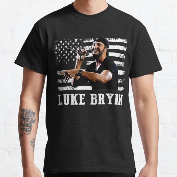 Retro American Flag Luke Bryan Music Legend Classic T-Shirt RB0208 product Offical luke combs Merch