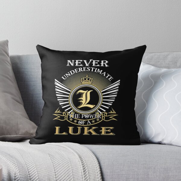 Luke Never Underestimate LUKE   Throw Pillow RB0208 product Offical luke combs Merch