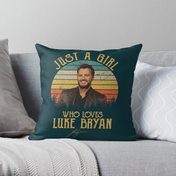 Loves Luke Bryan Gift Fan Throw Pillow RB0208 product Offical luke combs Merch