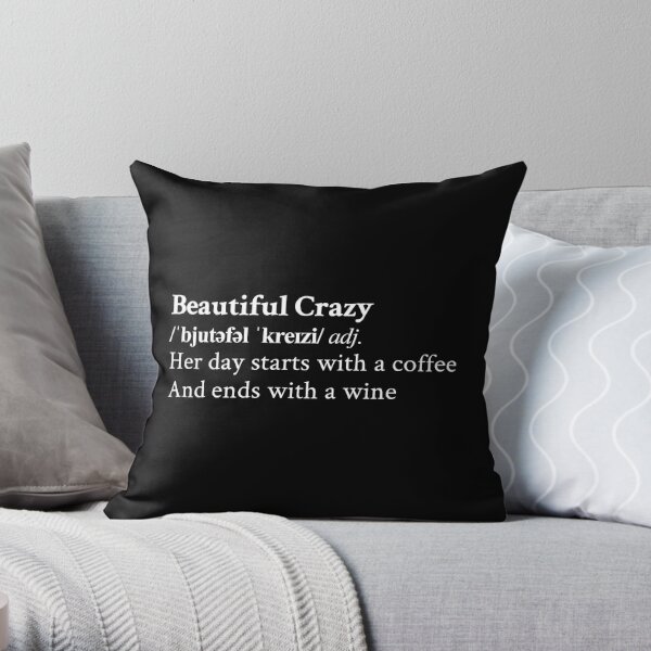 Beautiful Crazy by Luke Combs Throw Pillow RB0208 product Offical luke combs Merch